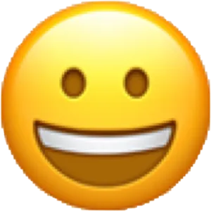 Classic Smile Emoji.png PNG Image