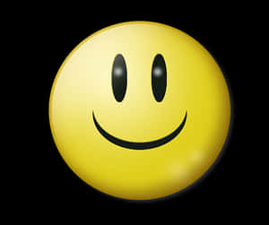 Classic Smiley Face Emoji PNG image with transparent background