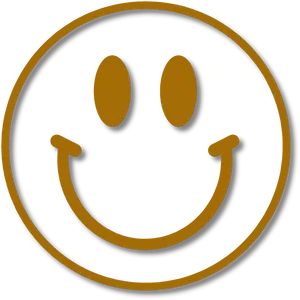 Classic Smiley Face Graphic PNG Image