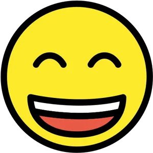 Classic Smiling Emoji.png PNG Image