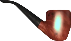 Classic Smoking Pipe PNG Image