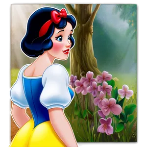 Classic Snow White Illustration Png Ugl PNG Image