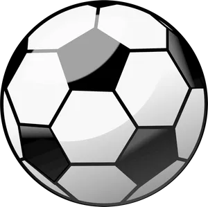 Classic Soccer Ball Clipart PNG Image