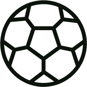 Classic Soccer Ball Icon PNG Image