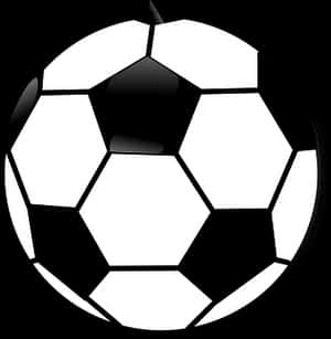 Classic Soccer Ball Icon PNG with transparent background