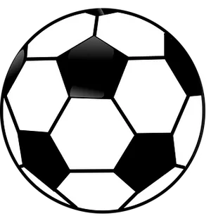 Classic Soccer Ball Icon PNG Image