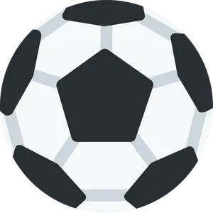 Classic Soccer Ball Icon PNG Image