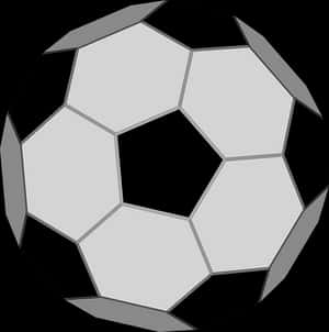 Classic Soccer Ball Icon PNG image with transparent background