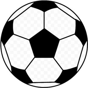 Classic Soccer Ball Icon PNG Image