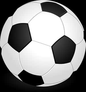 Classic Soccer Ball Illustration PNG image with transparent background