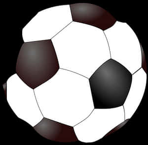 Classic Soccer Ball Illustration PNG