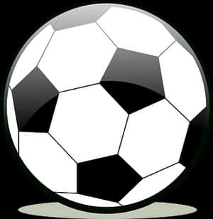 Classic Soccer Ball Illustration PNG image with transparent background