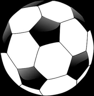 Classic Soccer Ball Illustration PNG image with transparent background