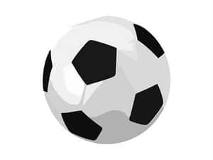 Classic Soccer Ball Illustration PNG with transparent background