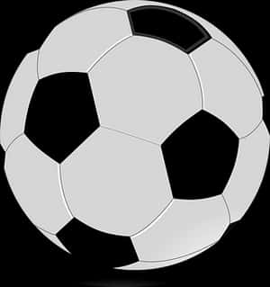Classic Soccer Ball Illustration PNG image with transparent background