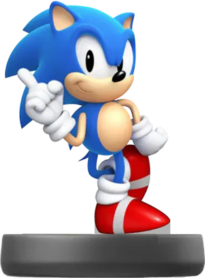 Classic Sonic Pose PNG Image