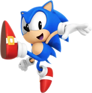 Classic Sonic Pose.png PNG Image