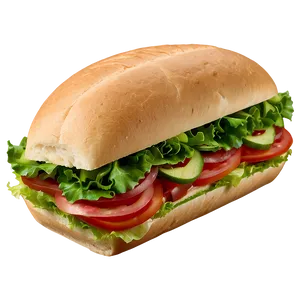 Classic Sub Sandwich Png 06272024 PNG Image