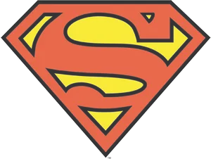 Classic Superman Logo PNG Image