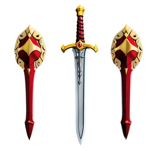 Classic Sword And Shield Drawing Png Lcn2 PNG Image