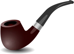 Classic Tobacco Pipe PNG Image