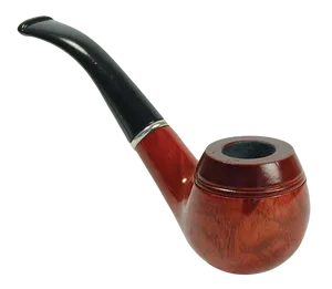 Classic Tobacco Pipe PNG Image