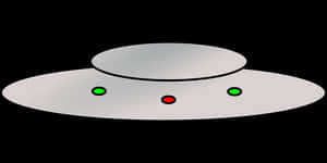 Classic U F O Graphic PNG image with transparent background