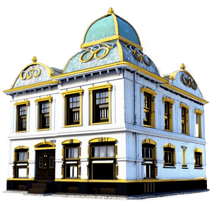 Classic Victorian Building PNG fmt PNG image with transparent background
