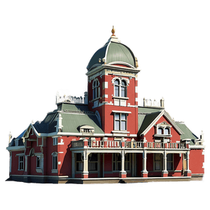 Classic Victorian Building PNG grc PNG image with transparent background