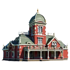 Classic Victorian Building Png Grc PNG Image