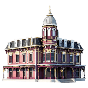 Classic Victorian Building PNG qfu PNG image with transparent background