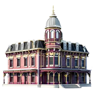 Classic Victorian Building Png Qfu PNG Image