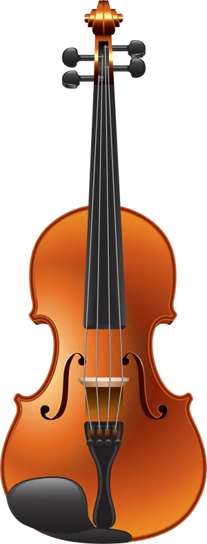 Classic Violin Illustration PNG Image