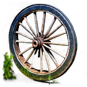 Classic Wagon Wheel Artwork Png Jgo36 PNG Image