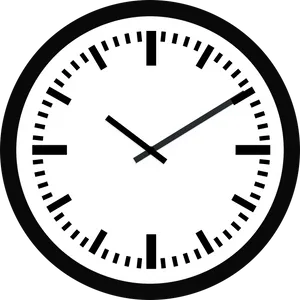 Classic Wall Clock Illustration PNG Image