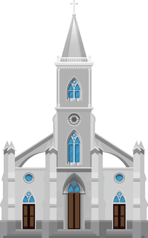 White Christian Church Png Clipart - Church, Transparent PNG with transparent background