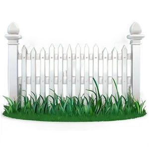 Classic White Fence Design Png 46 PNG Image