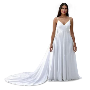 Classic White Gown Png 06212024 PNG Image