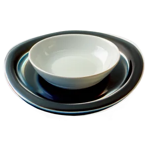 Classic White Plate Png Yvr35 PNG Image