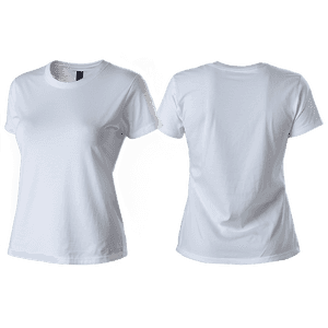 Classic White Tee Design PNG bds PNG image with transparent background