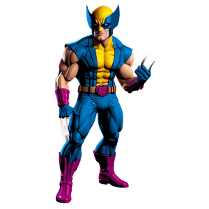 Classic Wolverine Pose PNG 2 PNG image with transparent background