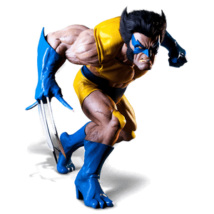 Classic Wolverine Pose PNG dsn PNG image with transparent background