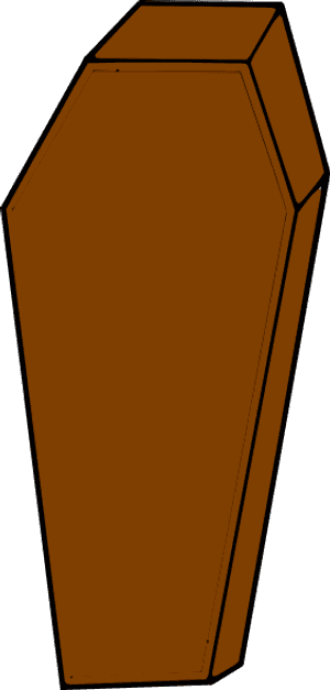 Coffin Clip Art At Clker - Coffin Clipart PNG image with transparent background