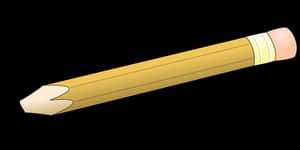 Classic Yellow Pencil Graphic PNG