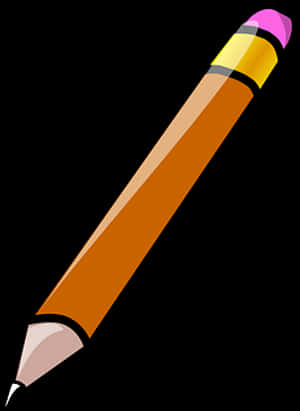 Classic Yellow Pencil Graphic PNG