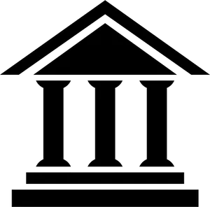 Classical Columns Icon PNG Image