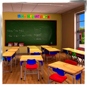 Classroom First Day Scene Png Fyn PNG Image