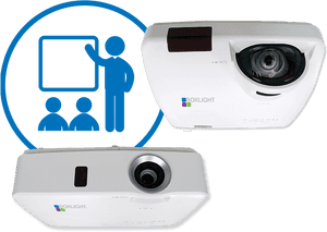 The P9 Classroom Interactive Projectors - Short Projector Interactive Boxlight, HD Png Download PNG with transparent background