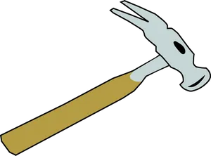 Claw Hammer Vector Illustration PNG Image