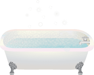 Graphic, Bathtub, Bubble Bath, Bubbles, Bath Tub, Bath - Graphic Bathtub, HD Png Download PNG